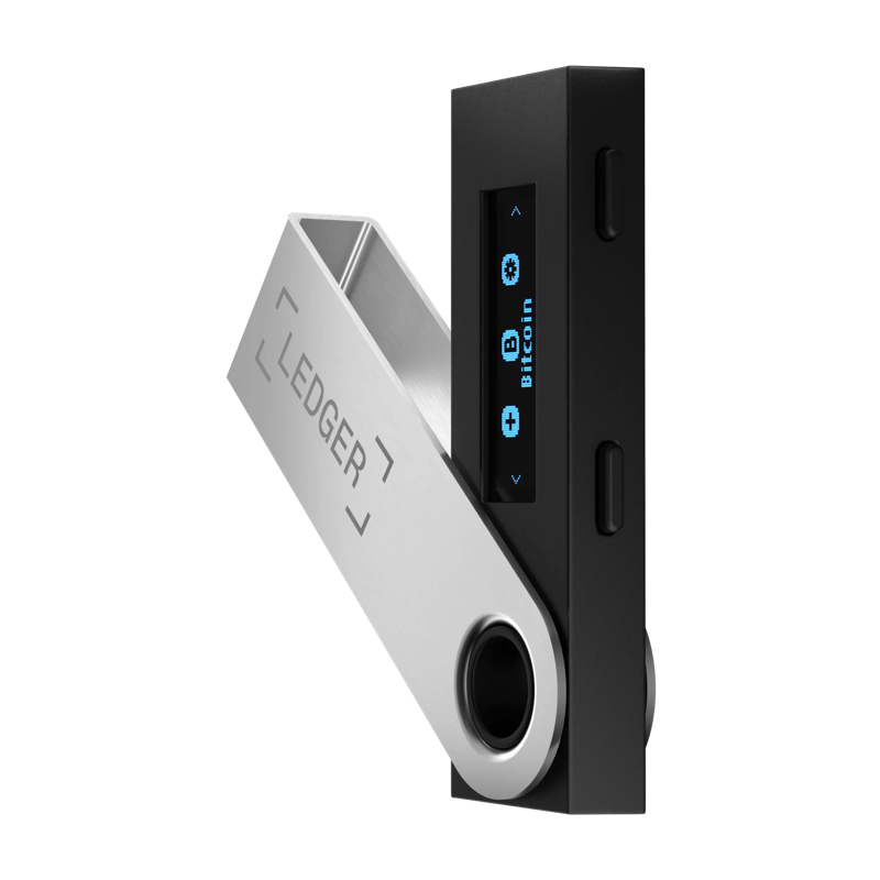 Ledger Nano S – Crypto-Hardware-Wallet (Mattschwarz) (lns-solo-v14) (3760027781371)