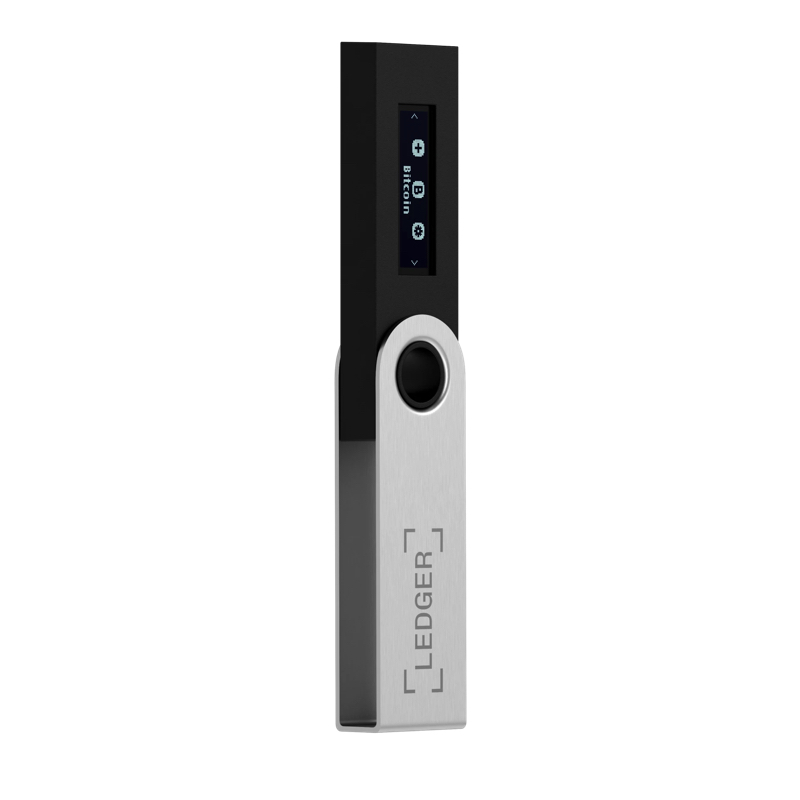 Ledger Nano S – Crypto-Hardware-Wallet (Mattschwarz) (lns-solo-v14) (3760027781371)